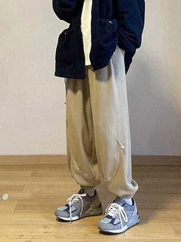Polar Fleece Pants Men Women's Autumn Winter Thicken Warm Sports Sweatpants Korean Trend Wild Lamb Wool Casual Trousers aidase-shop